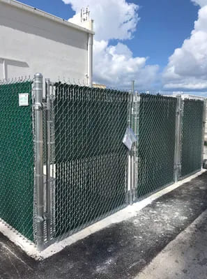Dumpster Enclosure Fence