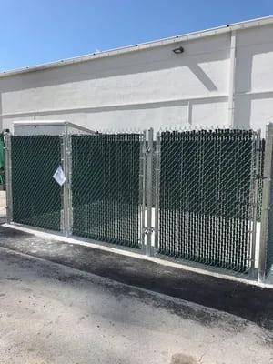 Dumpster Enclosure Fence