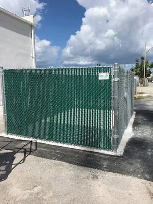 Dumpster Enclosure Fence