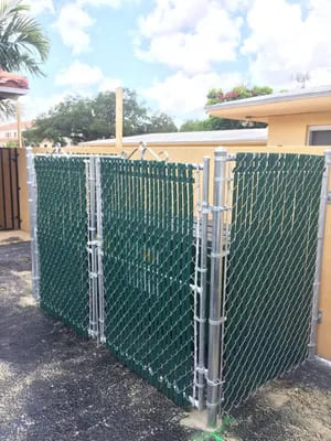 Dumpster Enclosure Fence