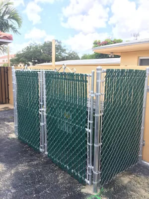 Dumpster Enclosure Fence