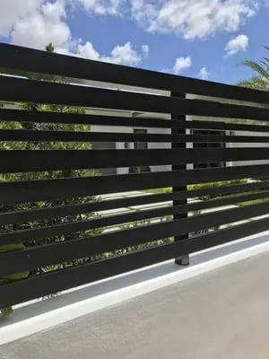 Horizontal Aluminum Fence