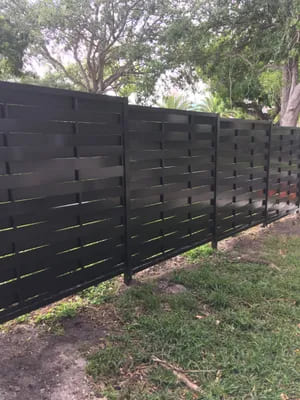 Horizontal Aluminum Fence