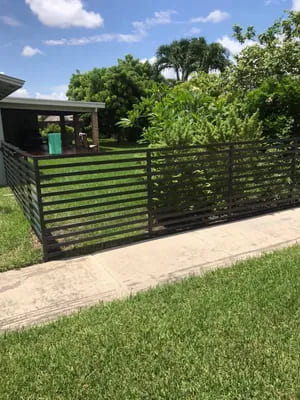 Horizontal Aluminum Fence