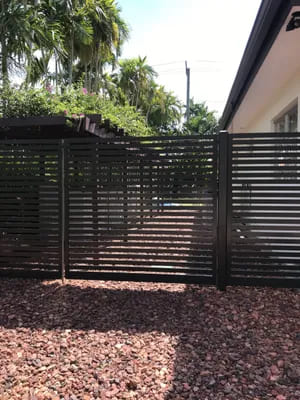 Horizontal Aluminum Fence